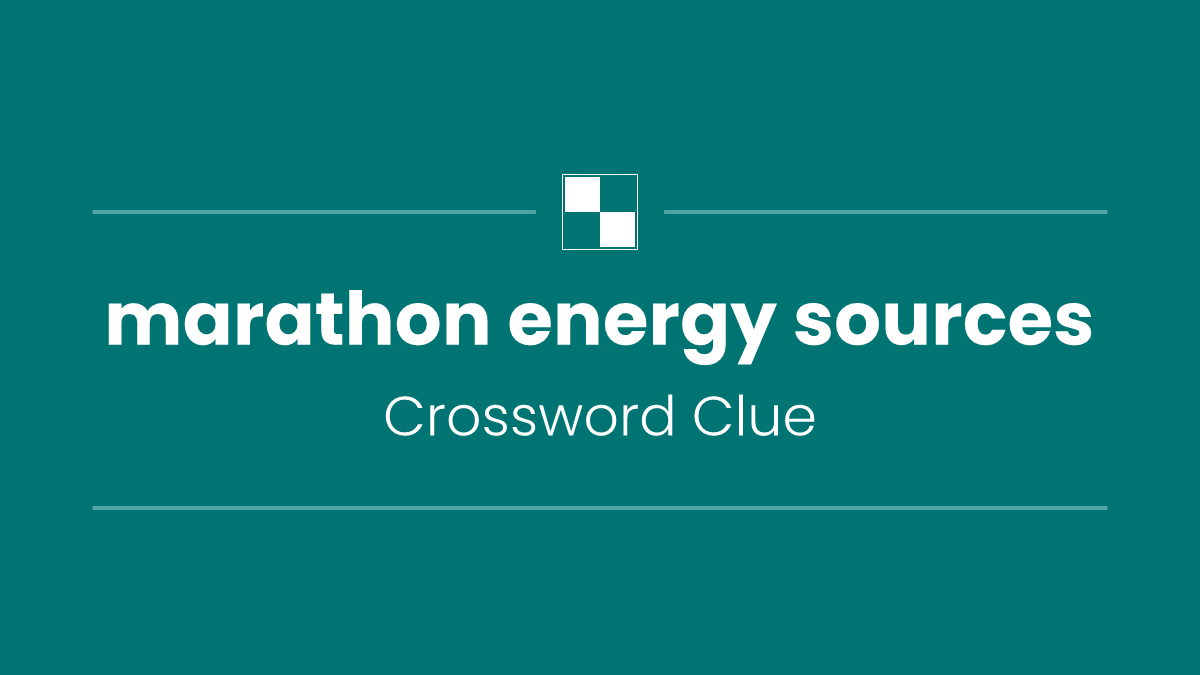 marathon energy sources