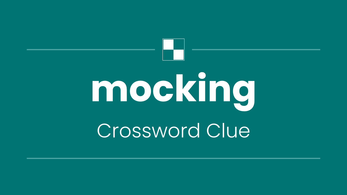 mocking