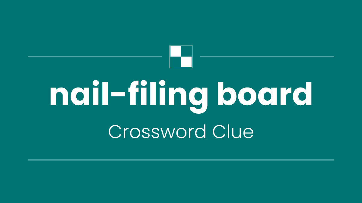 nail-filing board
