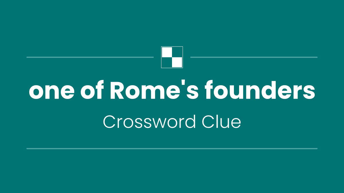 one of Rome's founders