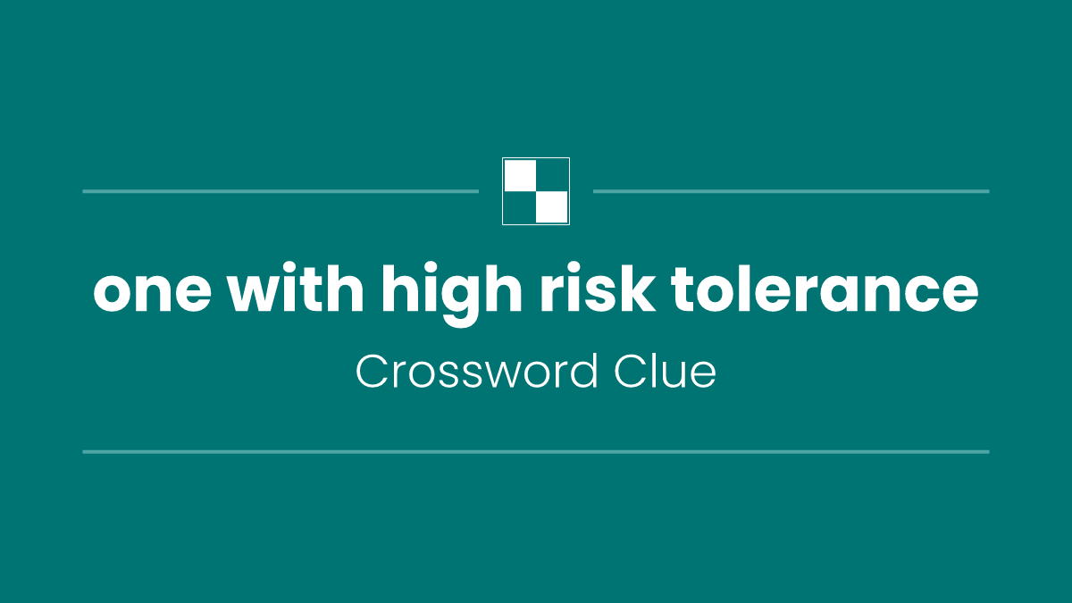 one with high risk tolerance