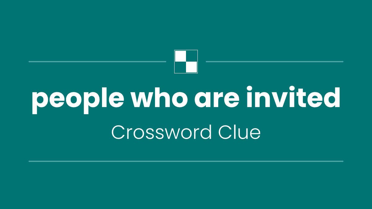 people who are invited