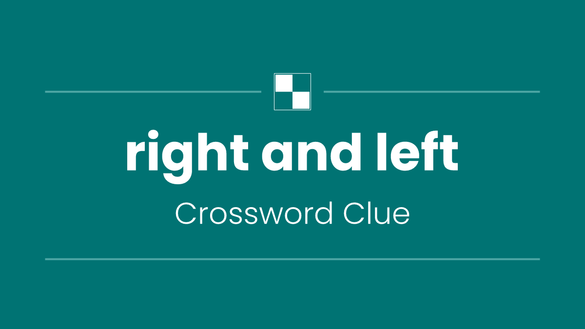 right and left