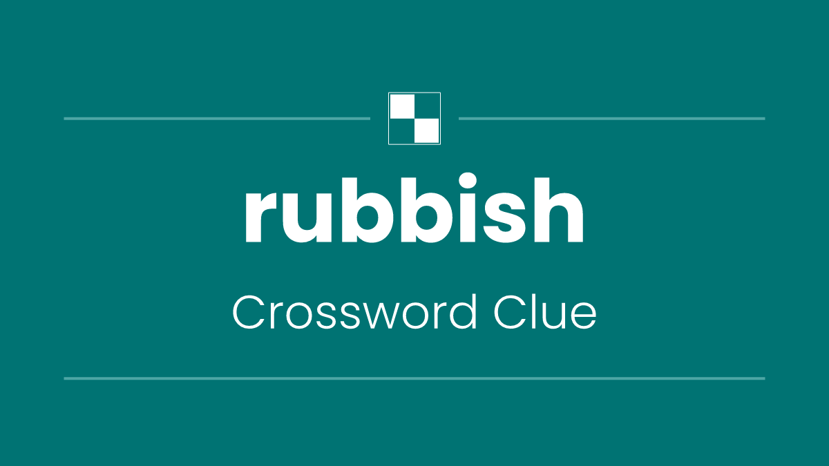 rubbish