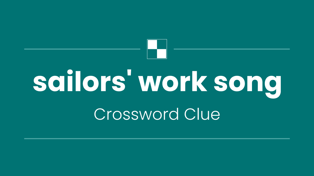 sailors' work song