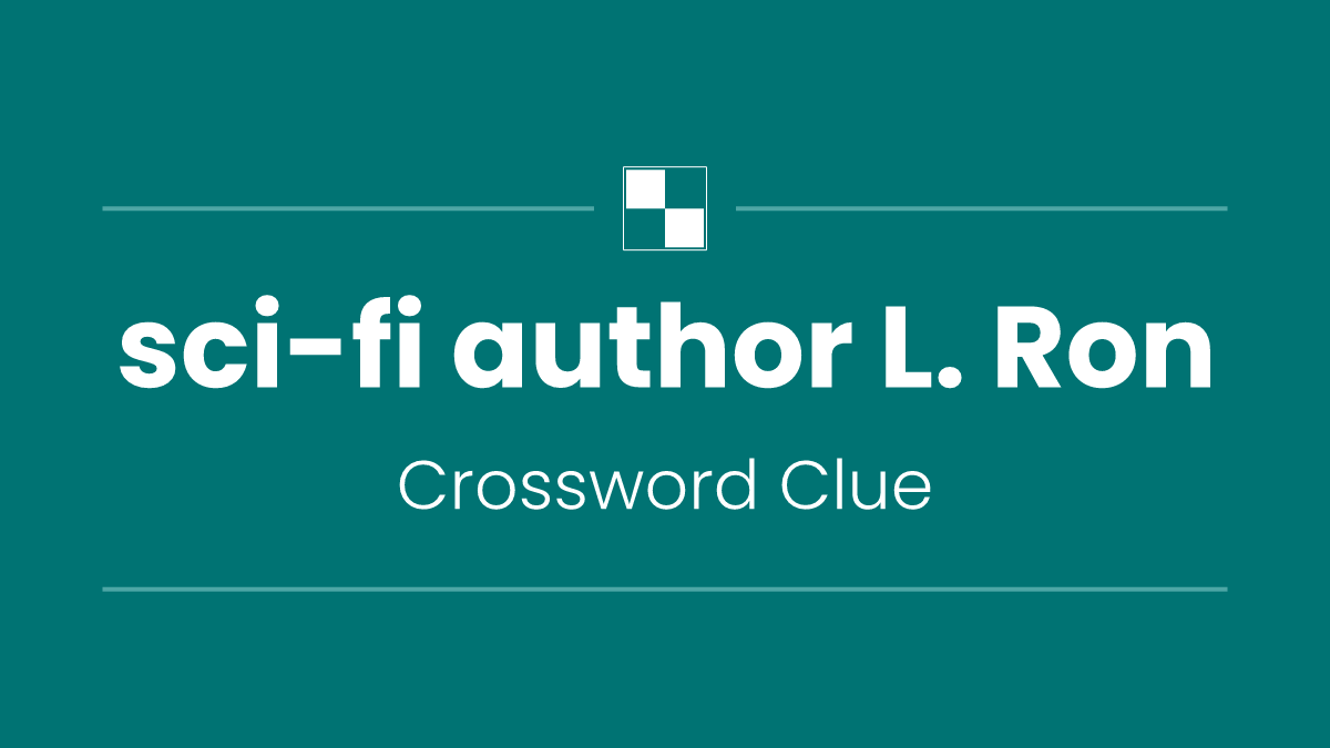 sci-fi author L. Ron