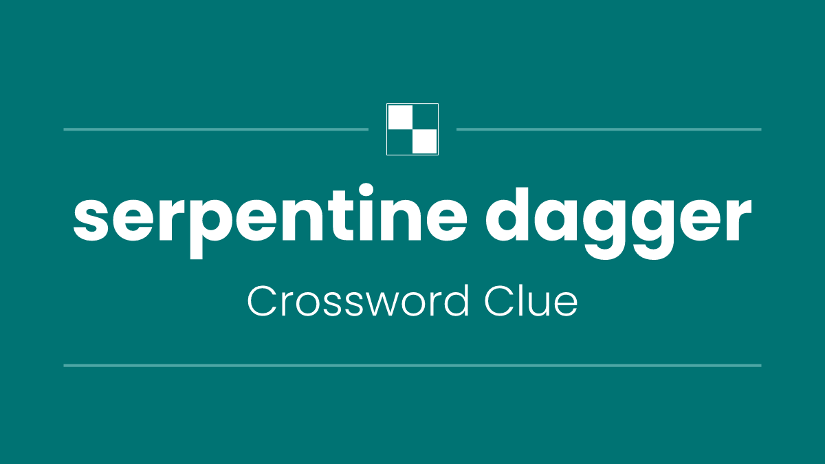 serpentine dagger