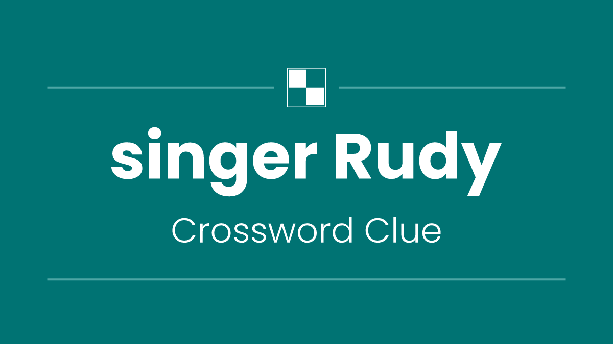 singer Rudy