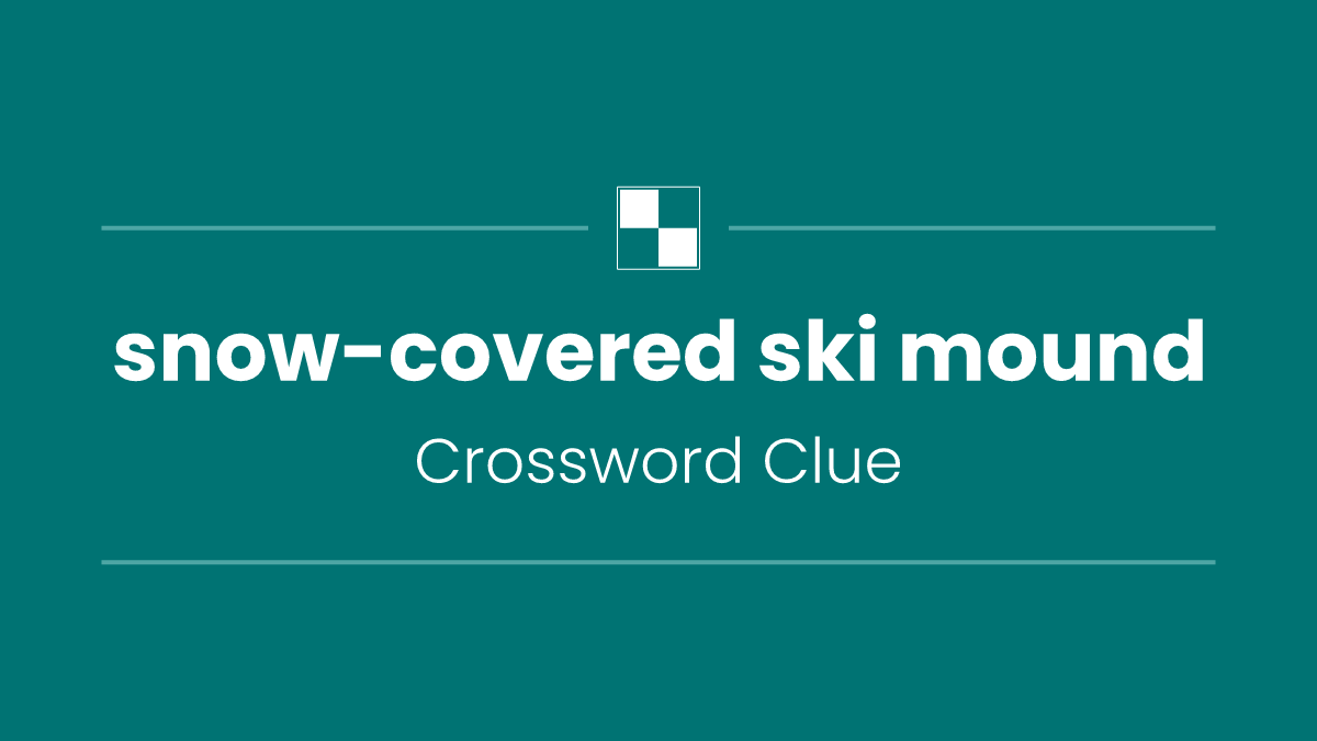 snow-covered ski mound