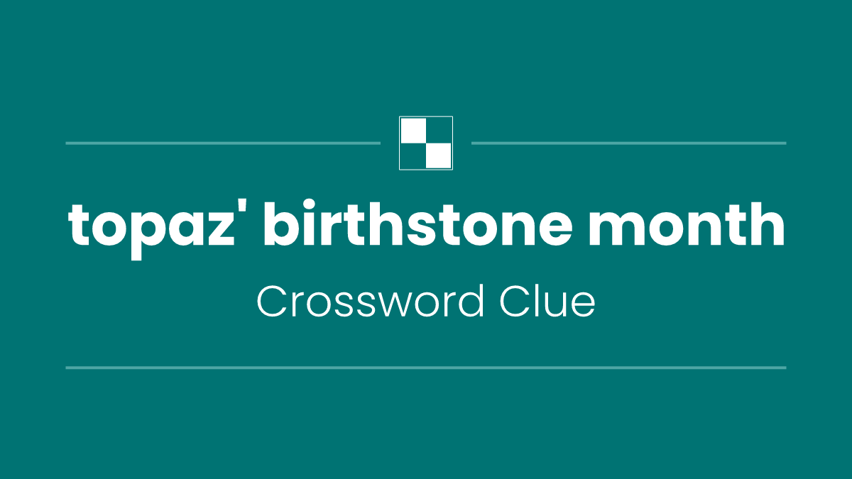 topaz' birthstone month