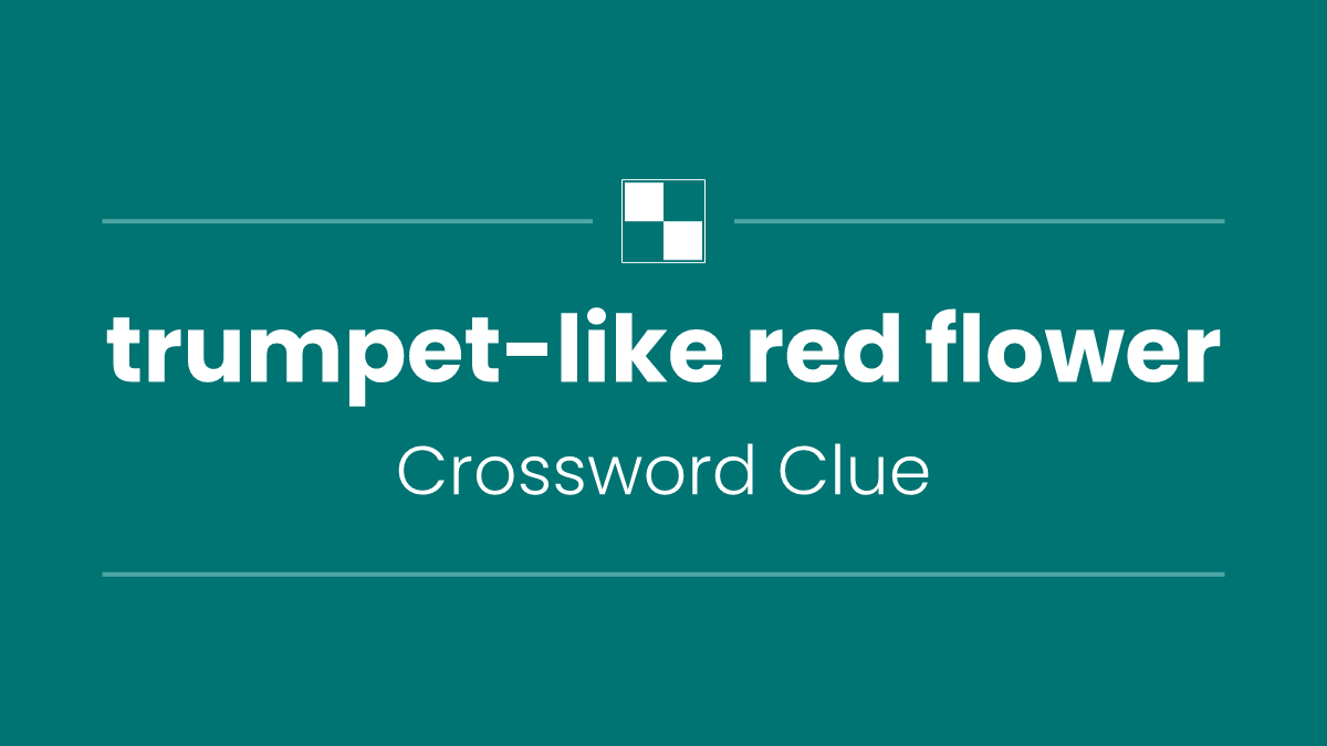 trumpet-like red flower