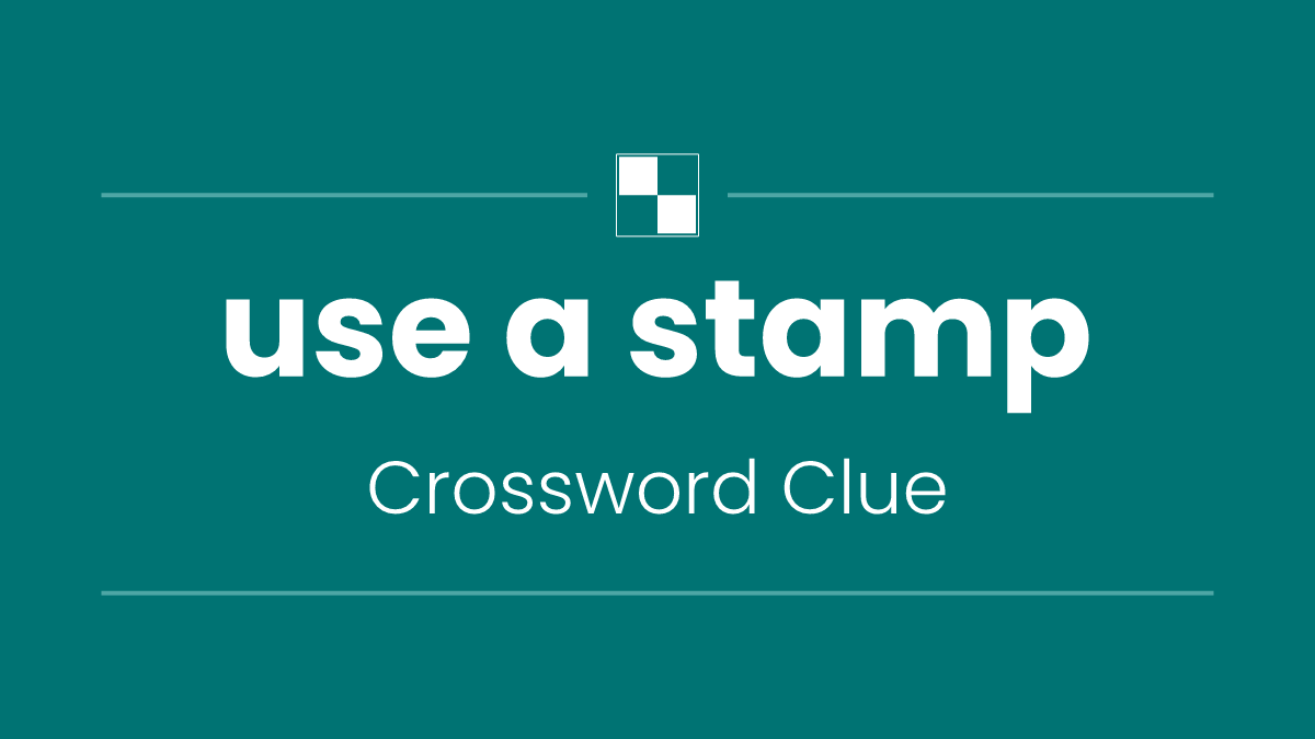 use a stamp