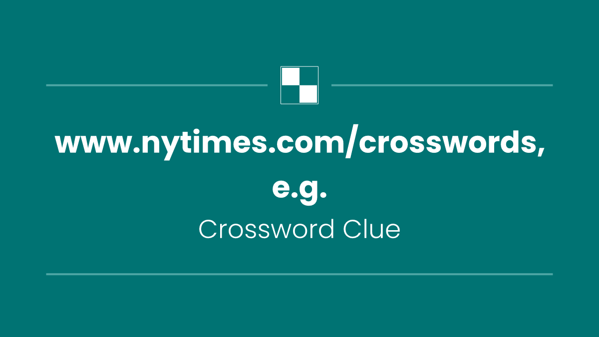 www.nytimes.com/crosswords, e.g.
